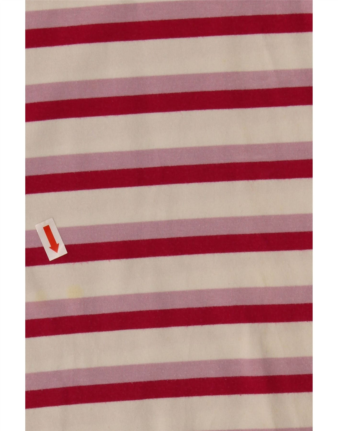 Polo Adidas da donna Climalite UK 16 grande poliestere a righe rosa