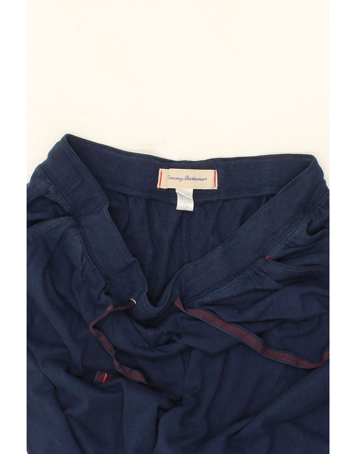 TOMMY BAHAMA Mens Tracksuit Trousers Large  Navy Blue Cotton Vintage Tommy Bahama and Second-Hand Tommy Bahama from Messina Hembry 