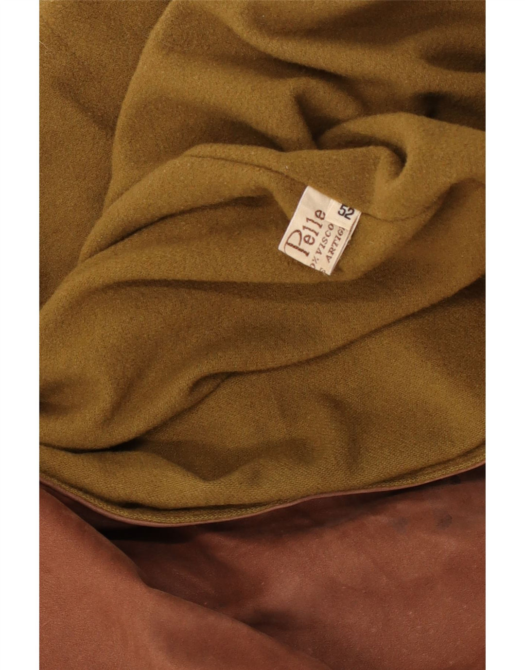 Giacca in pelle vintage da uomo IT 52 XL in pelle marrone