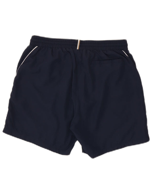 Pantaloncini da bagno da uomo Hugo Boss piccoli blu navy