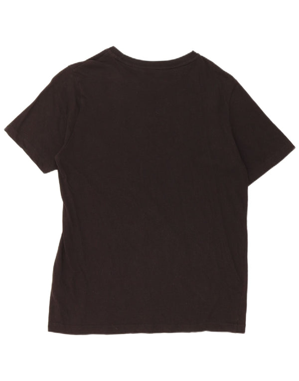 T-shirt grafica da donna Puma UK 14 Medium Black Cotton