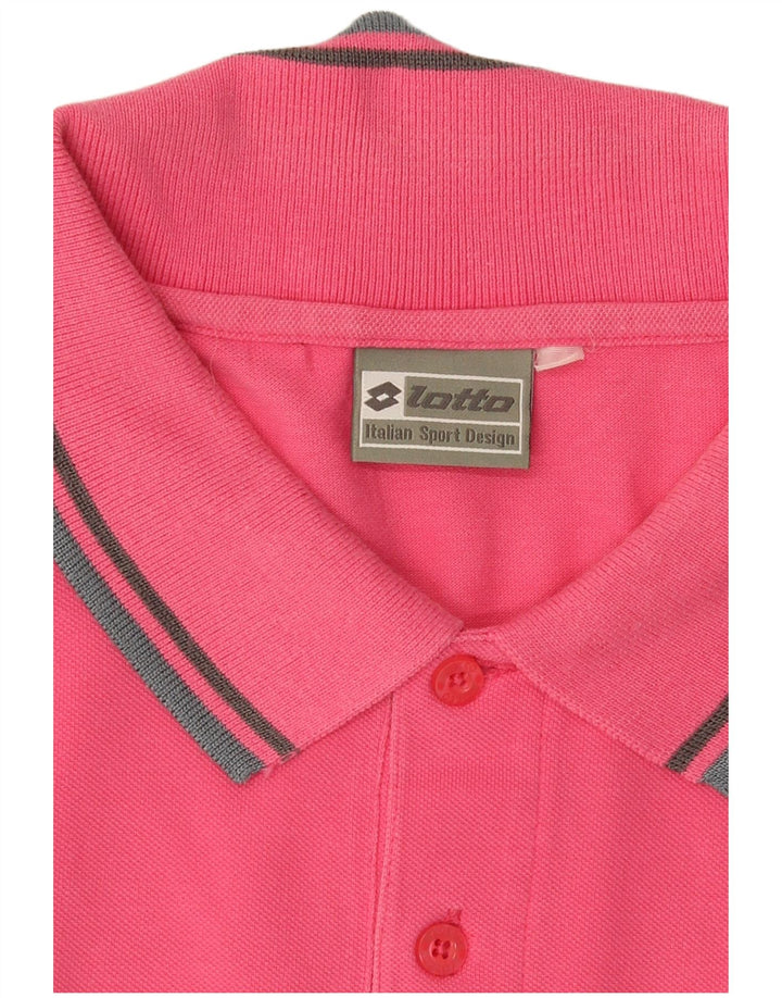 Polo da uomo Lotto Rosa medio