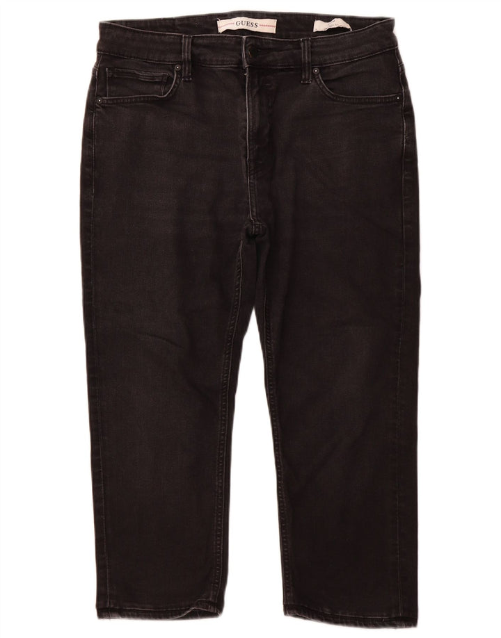 Jeans GUESS Uomo Angels Capri Slim W34 L22 Cotone Nero