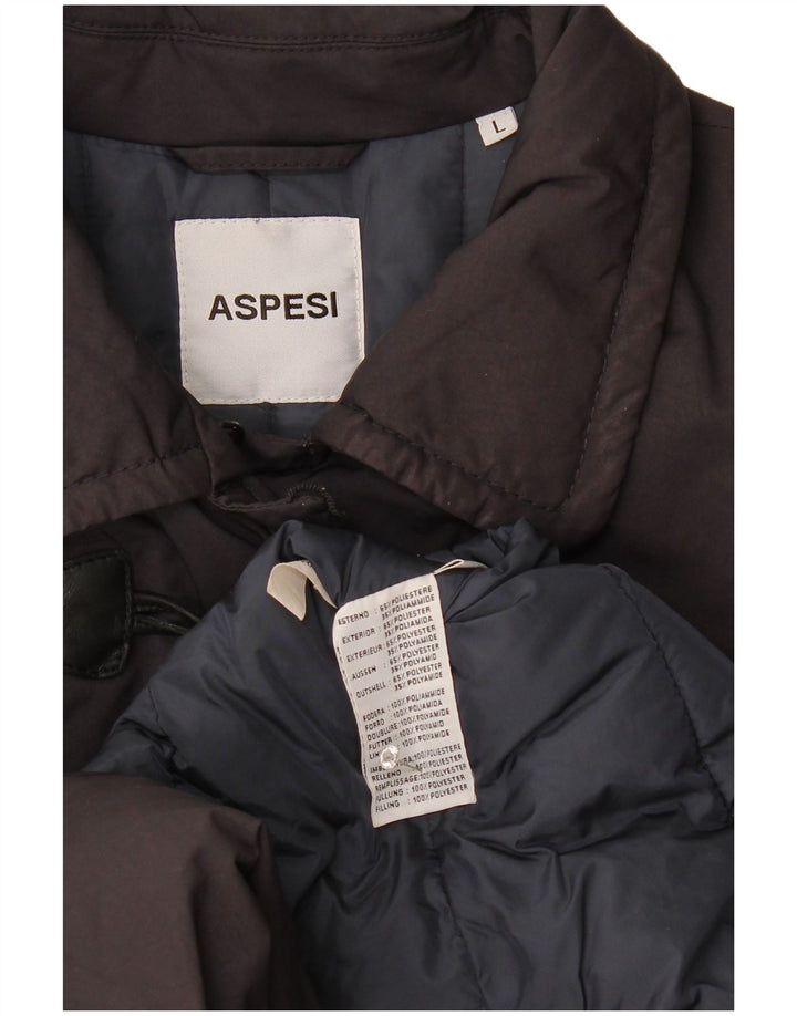 Montgomery da donna Aspesi UK 16 grande poliestere blu navy