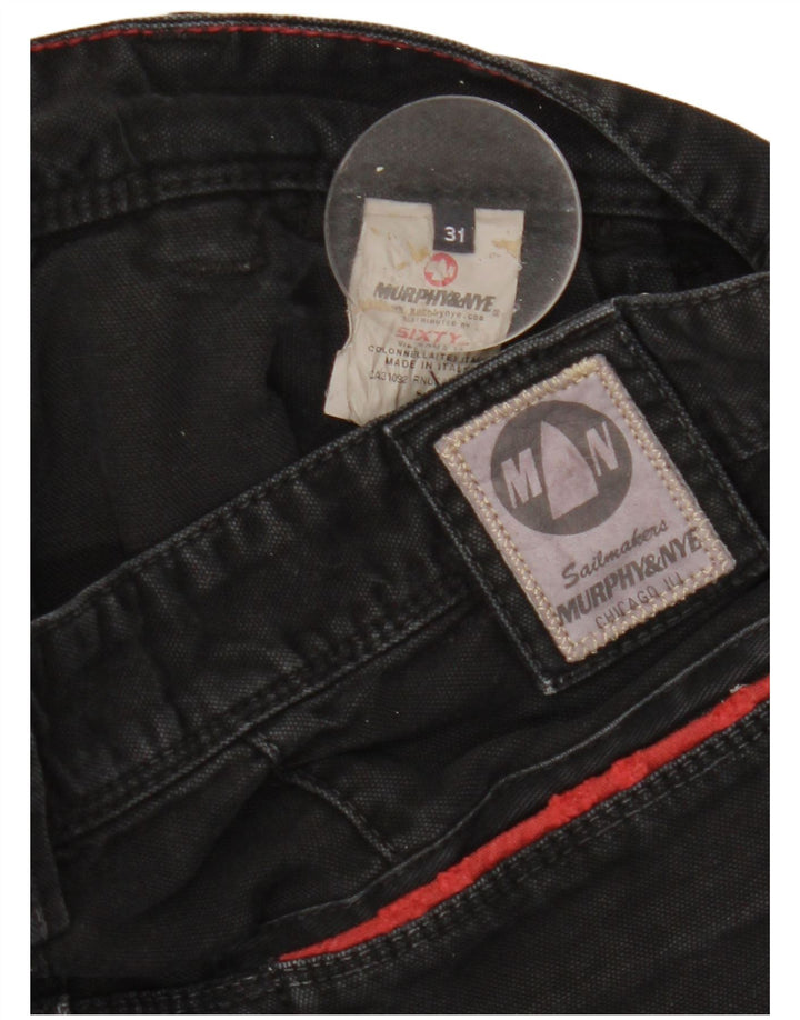 Jeans dritti da donna Murphy & Nye W31 L33 cotone nero