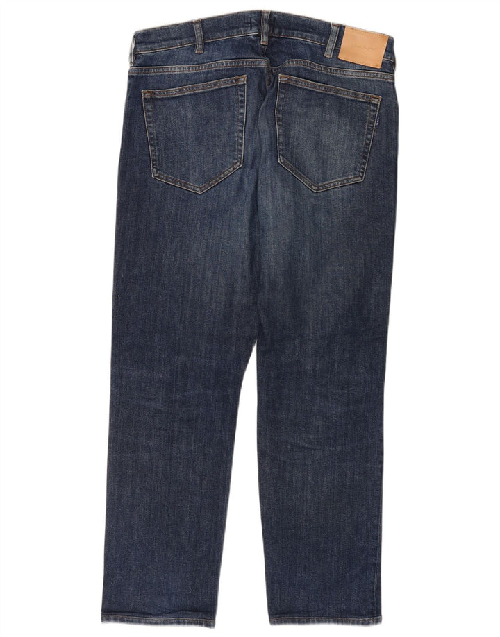 Jeans dritti da uomo Gant W32 L30 cotone blu