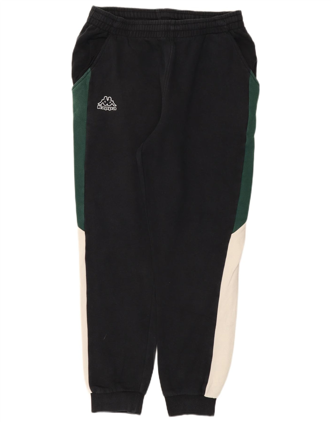 Pantaloni da tuta da uomo Kappa Joggers Medium Black Colourblock Cotton