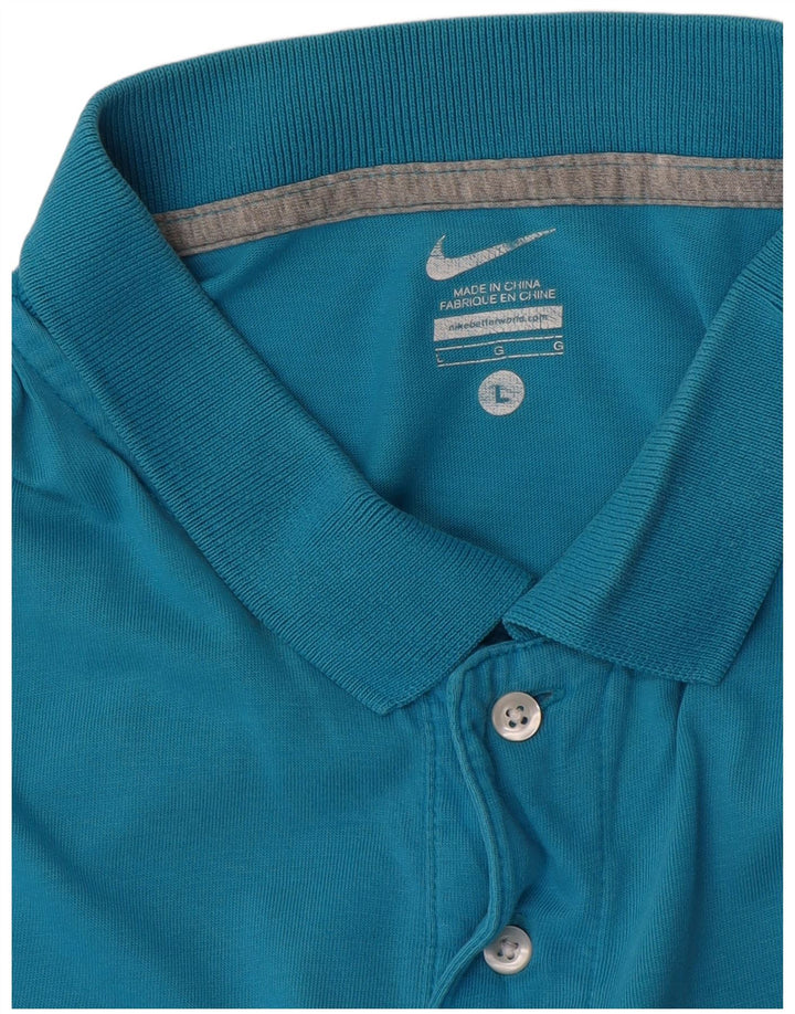 Polo Nike da uomo grande blu