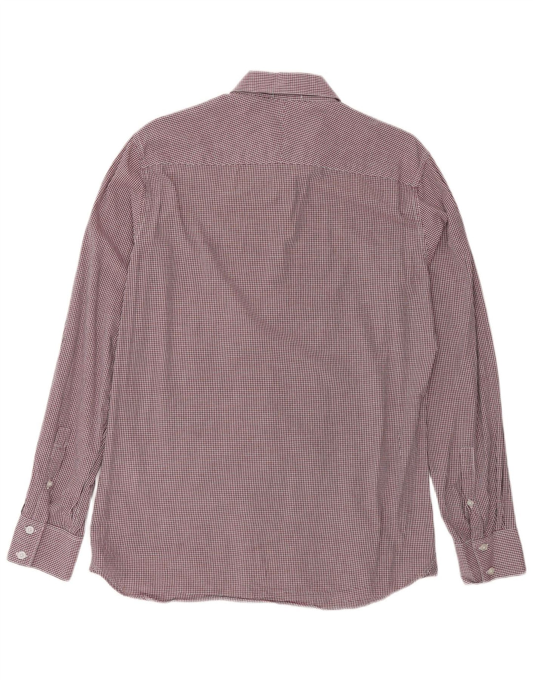 Camicia da uomo Dkny in cotone a quadretti bordeaux medio