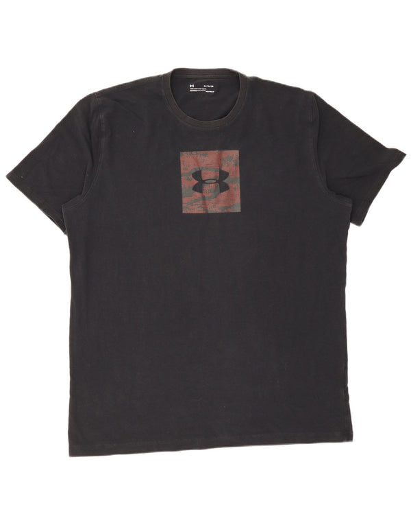 Maglietta grafica Under Armour da uomo Heat Gear XL nera
