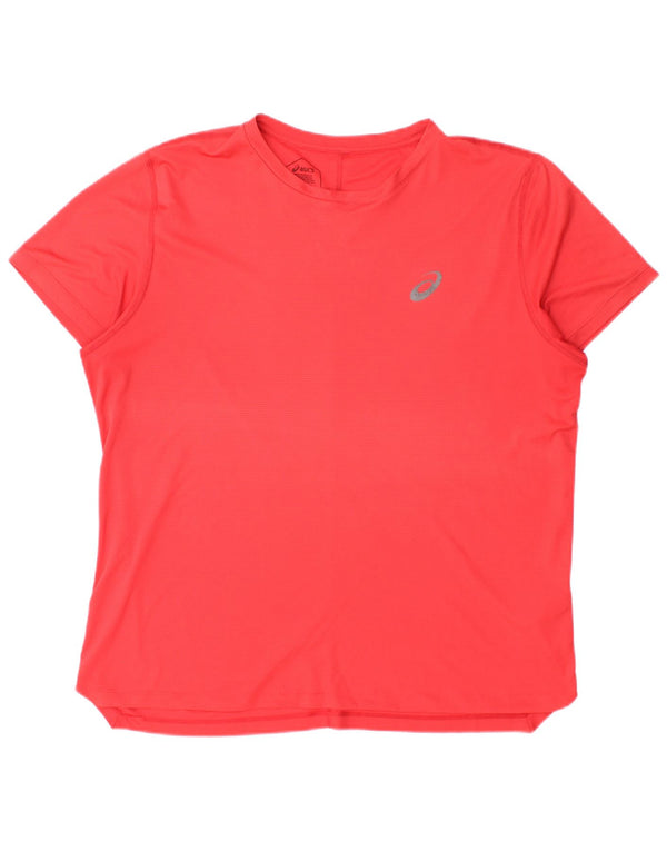 T-shirt da uomo Asics Top grande rossa in poliestere