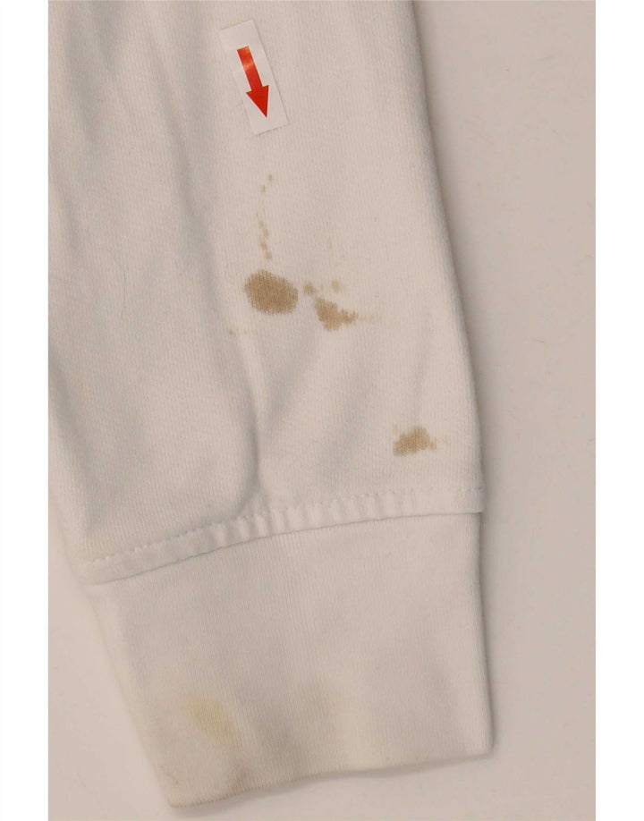 Maglione con cappuccio grafico da uomo Levi's in cotone bianco medio