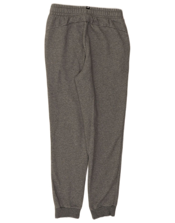 Pantaloni della tuta da ragazza Puma Joggers 13-14 anni in cotone grigio