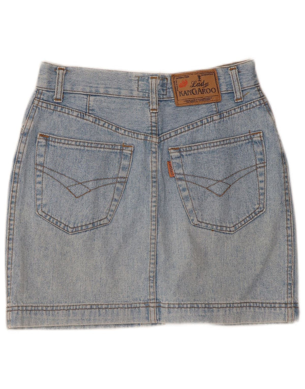 Gonna in denim da donna Kangaroo W28 in cotone blu medio