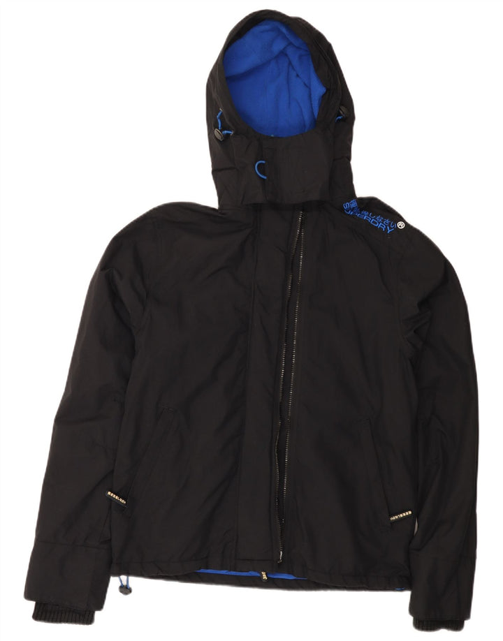 Giacca a vento da uomo Superdry The Windcheater Graphic UK 36 piccola nera