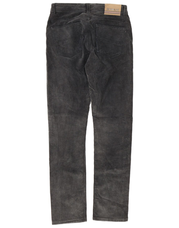Pantaloni casual dritti da uomo SIVIGLIA W30 L34 in cotone grigio