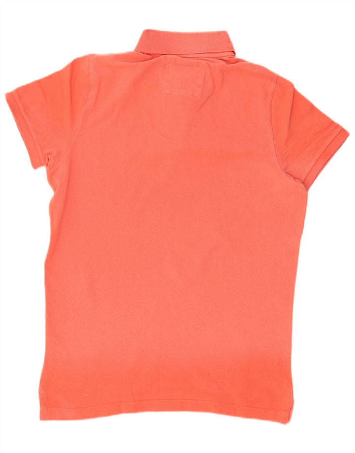 Polo da uomo HOLLISTER in cotone rosso medio