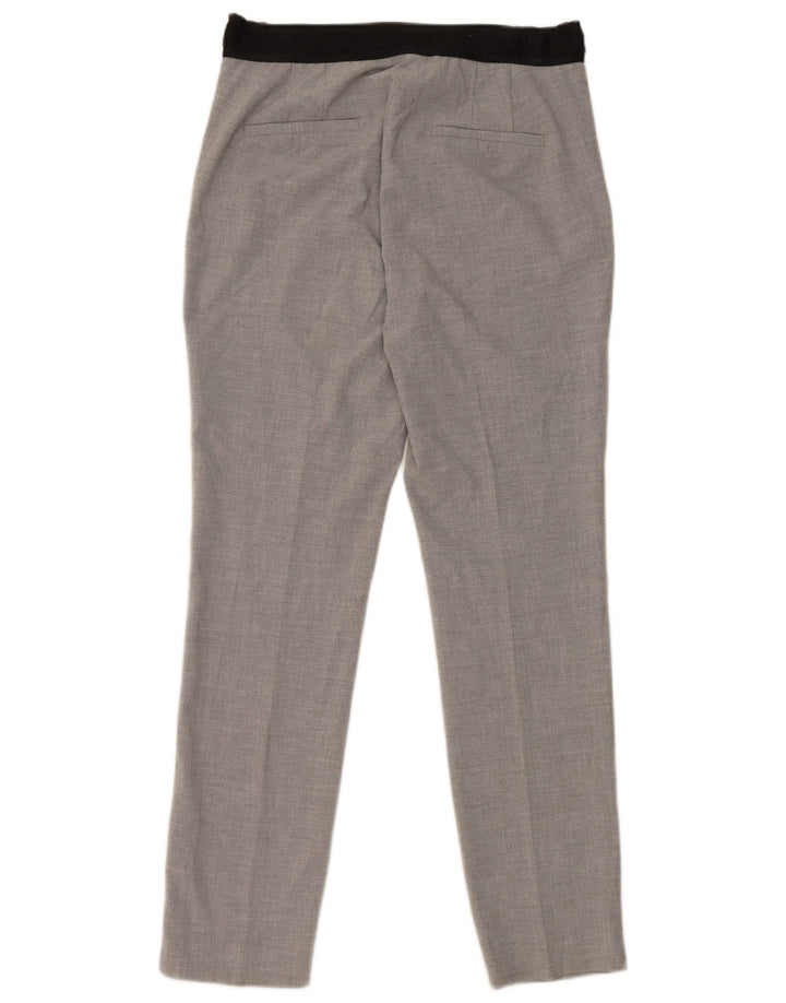 Pantaloni chino affusolati da donna Zara medi W30 L28 poliestere grigio