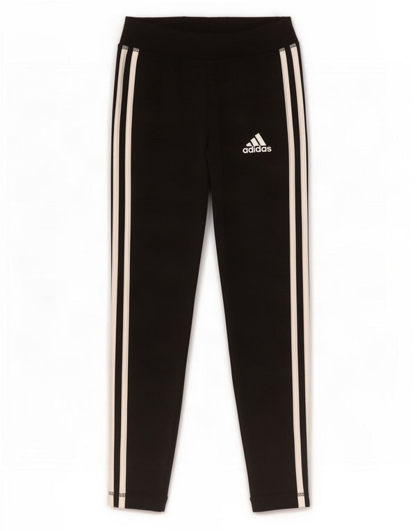 Leggings Adidas Climalite per ragazze 9-10 anni in poliestere nero