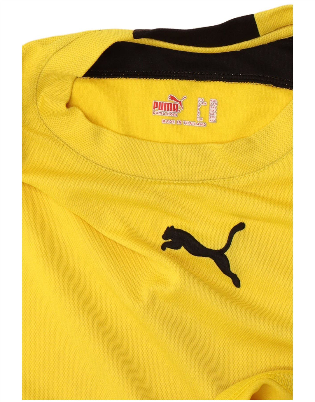 T-shirt grafica da uomo Puma Top 2XL color block giallo