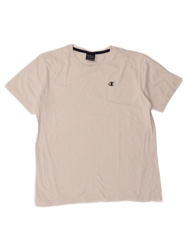 CHAMPION Boys T-Shirt Top 15-16 Years 2XL White