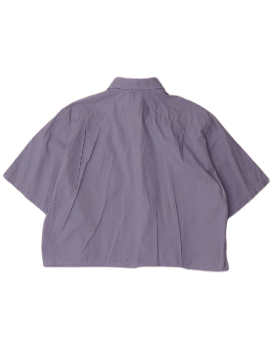 Camicia a maniche corte oversize corta da donna LACOSTE taglia 43 grande blu