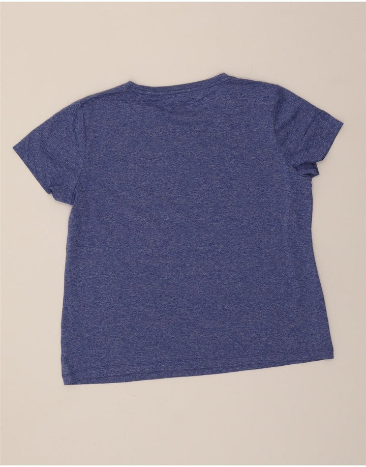 IZOD Womens T-Shirt Top UK 18 XL Blue Polyester Vintage Izod and Second-Hand Izod from Messina Hembry 
