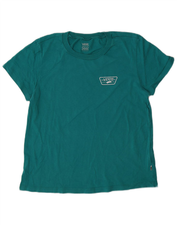 T-shirt grafica da donna Vans Top UK 12 cotone verde medio