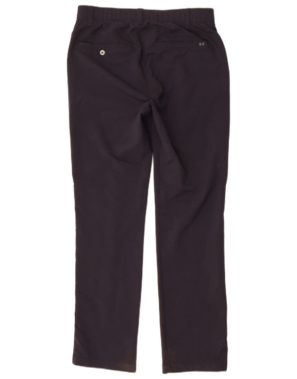 Pantaloni chino dritti da uomo Under Armour W32 L32 nylon blu navy
