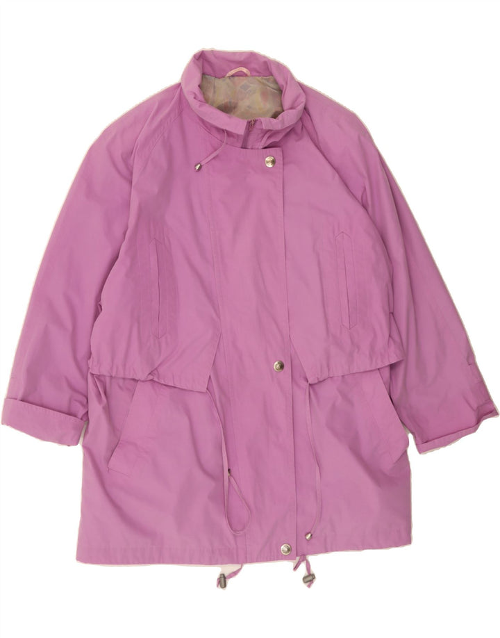 VINTAGE Womens Overcoat UK 18 XL Pink Cotton Vintage Vintage and Second-Hand Vintage from Messina Hembry 