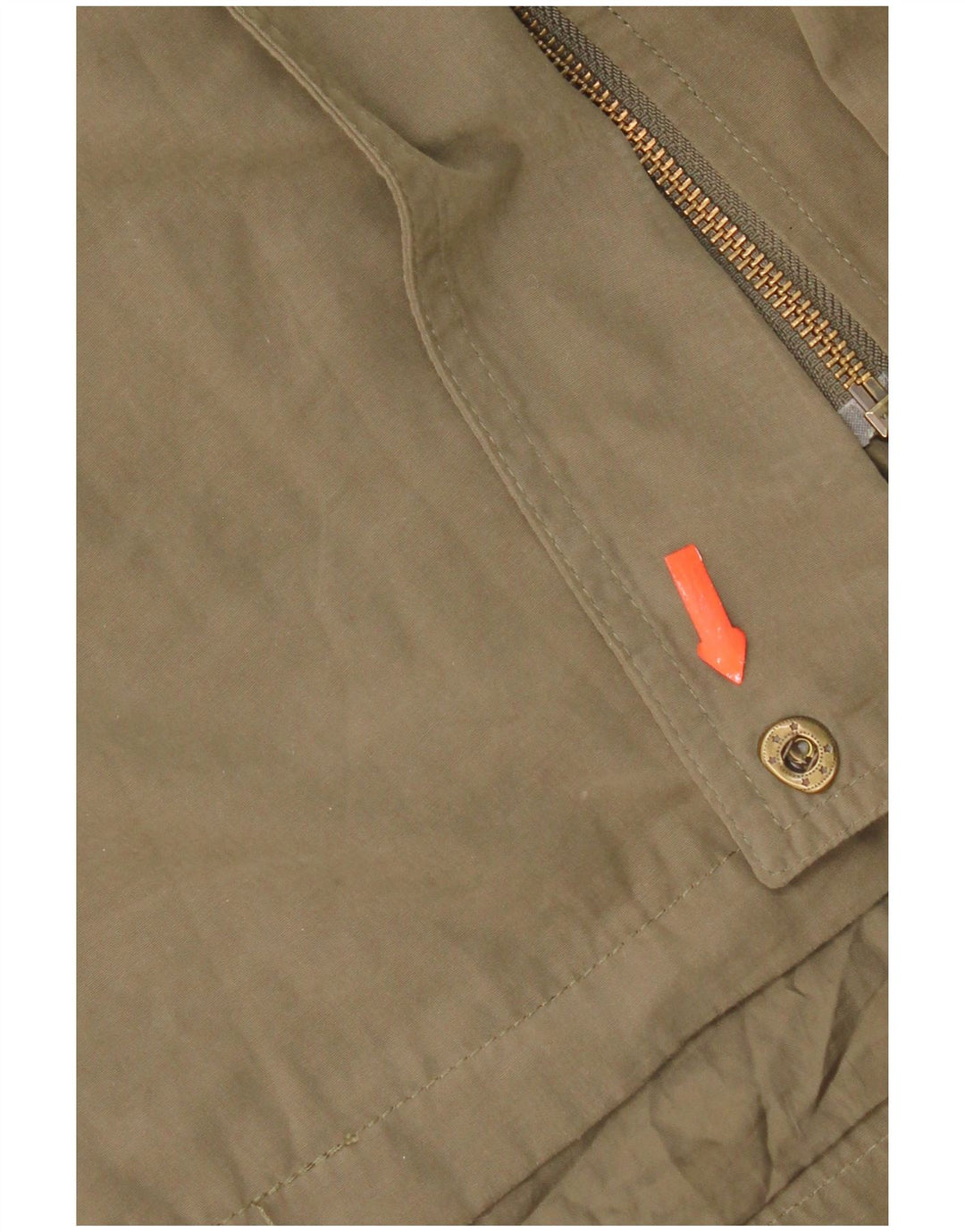 Giacca Parka con cappuccio da donna Oasis UK 10 Small Poliestere kaki