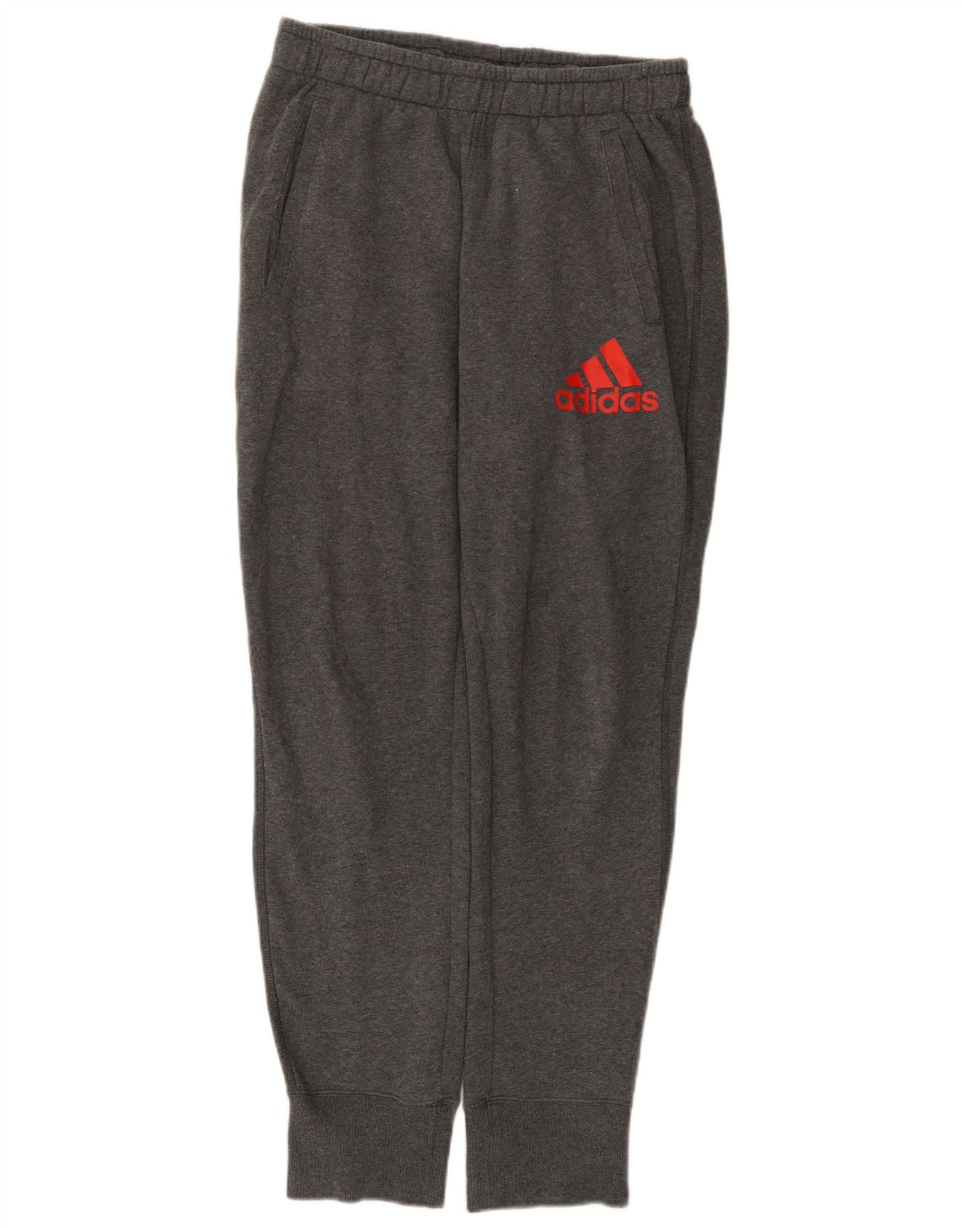 Pantaloni da tuta da uomo Adidas Joggers in cotone grigio medio
