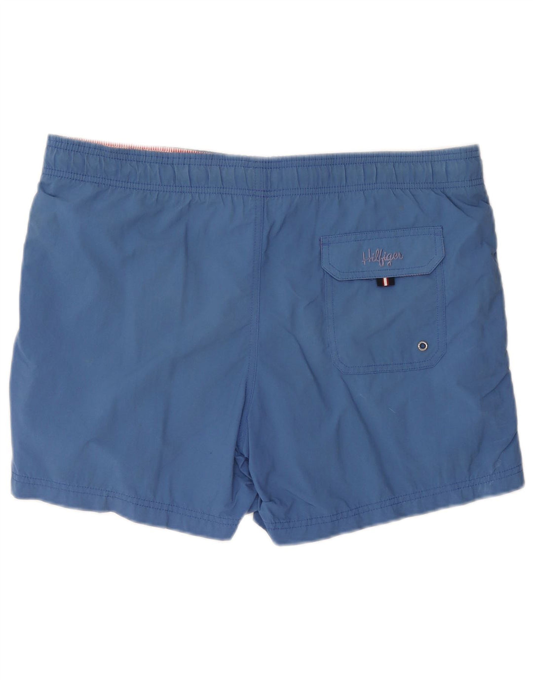 Pantaloncini da bagno da uomo Tommy Hilfiger piccoli in nylon blu