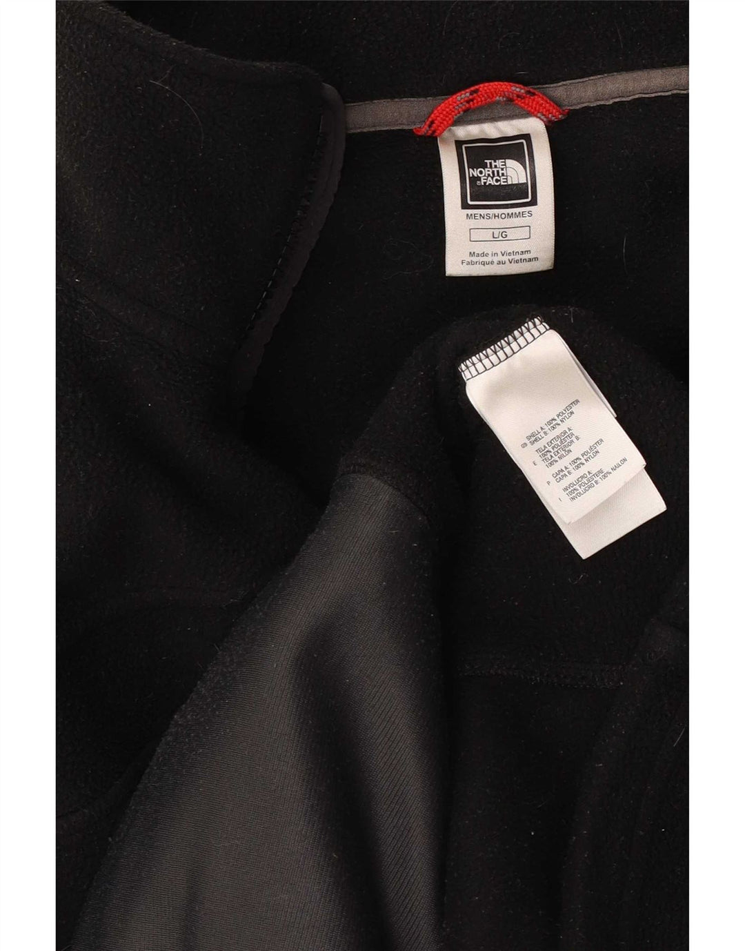 Giacca in pile da uomo The North Face Liner UK 40 Large Poliestere nero