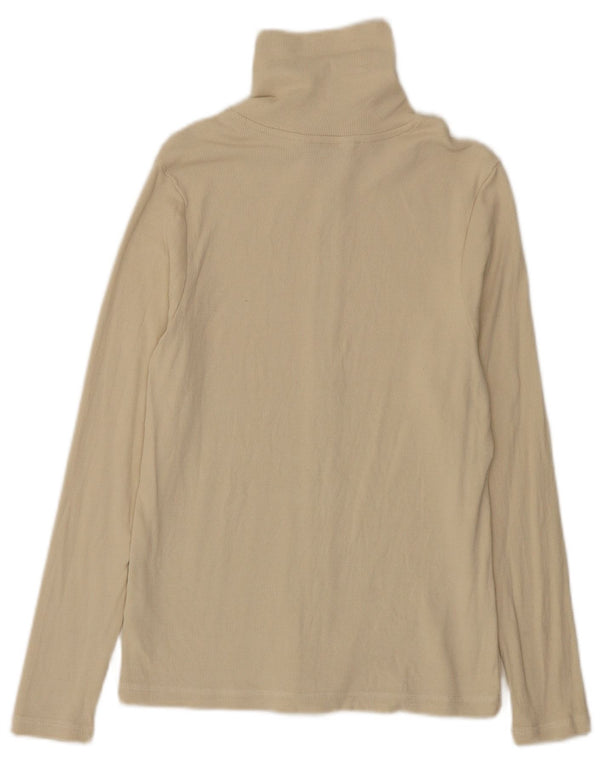Giacca da ginnastica da donna Marks & Spencer UK 12 Cotone beige medio