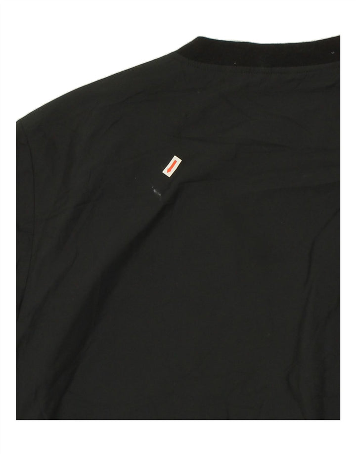 MOSSIMO Womens Bomber Jacket UK 16 Large Black Cotton Vintage Mossimo and Second-Hand Mossimo from Messina Hembry 