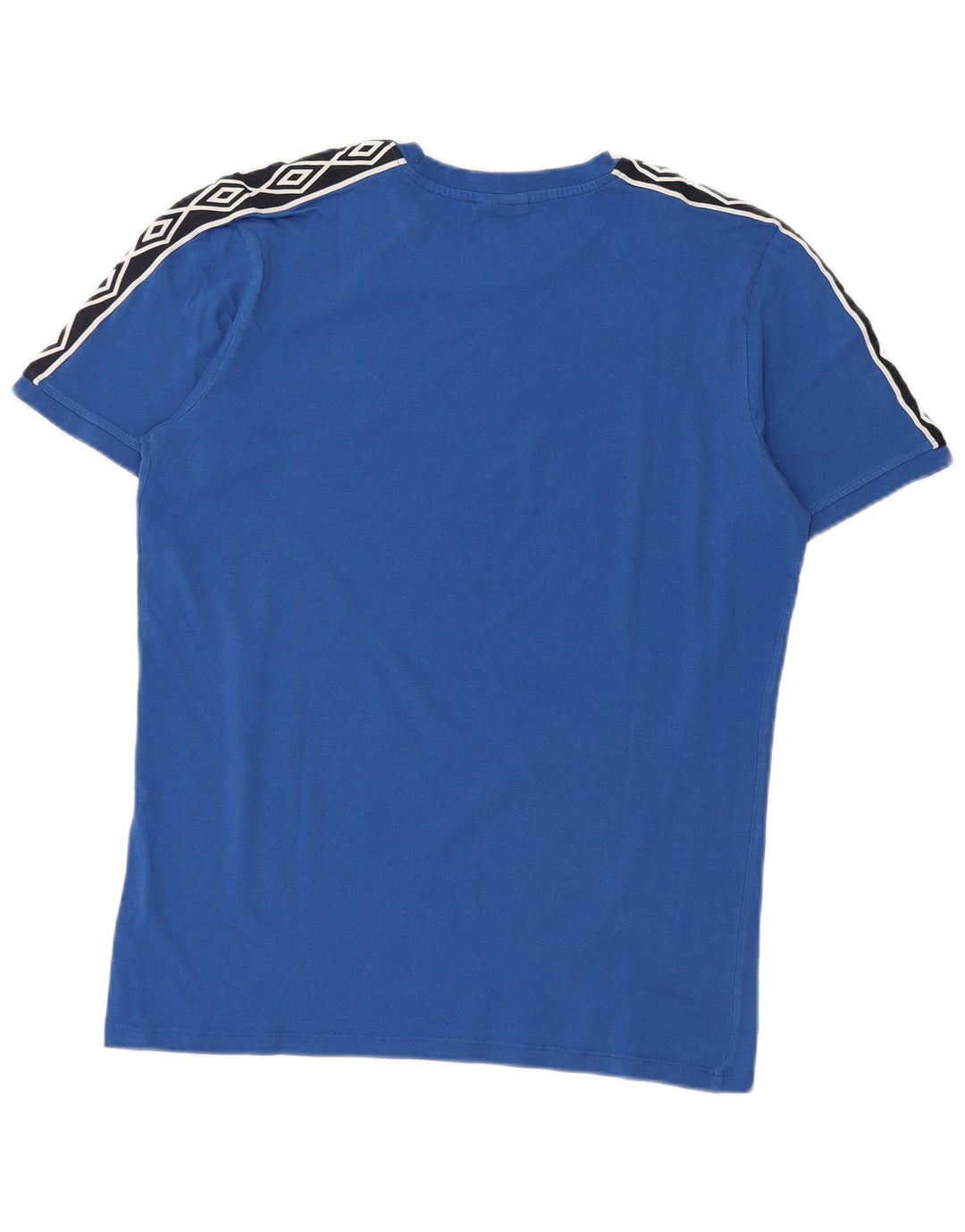 T-shirt grafica da uomo Umbro Top blu medio color block