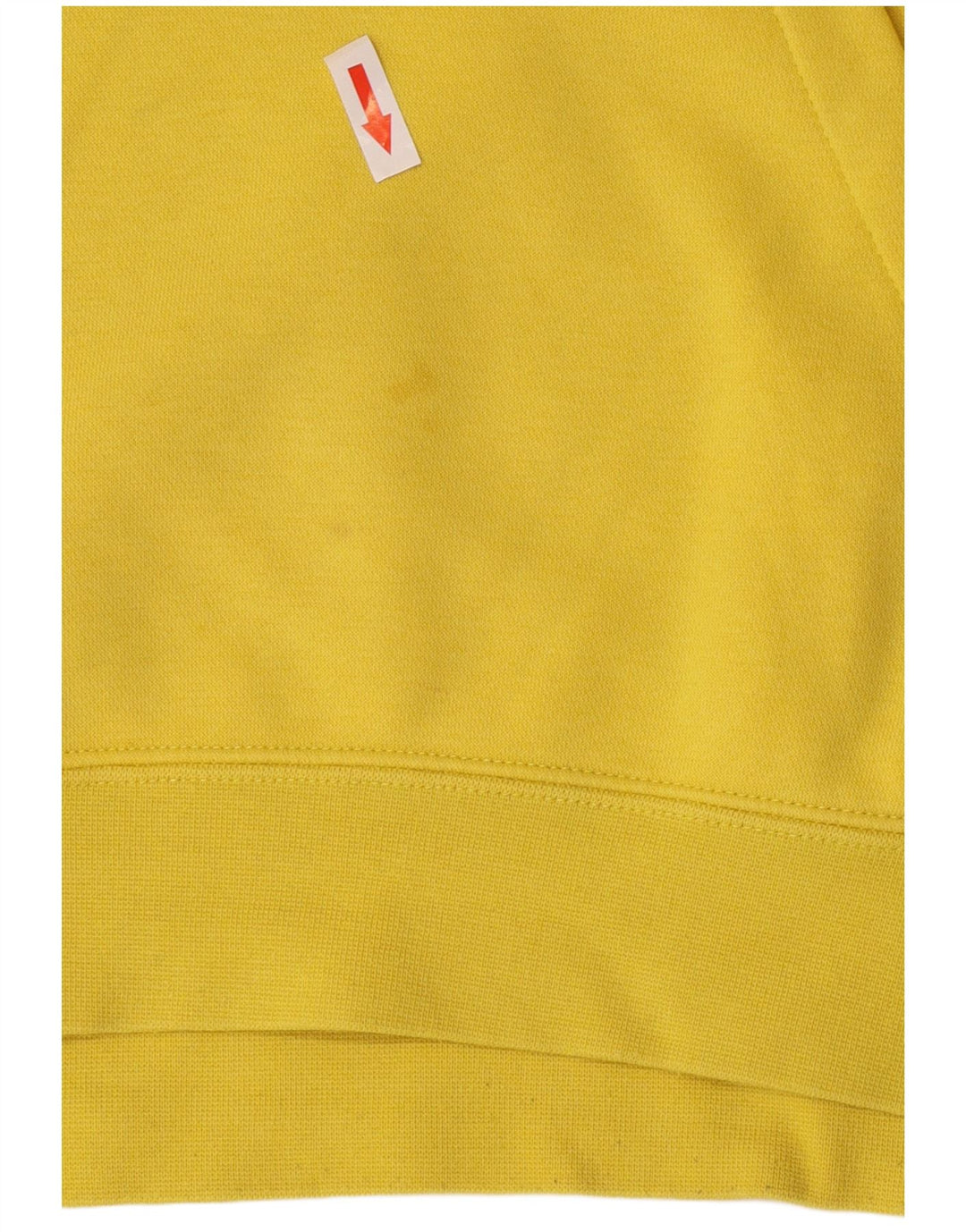 Felpa con cappuccio da uomo Nike Large in cotone giallo