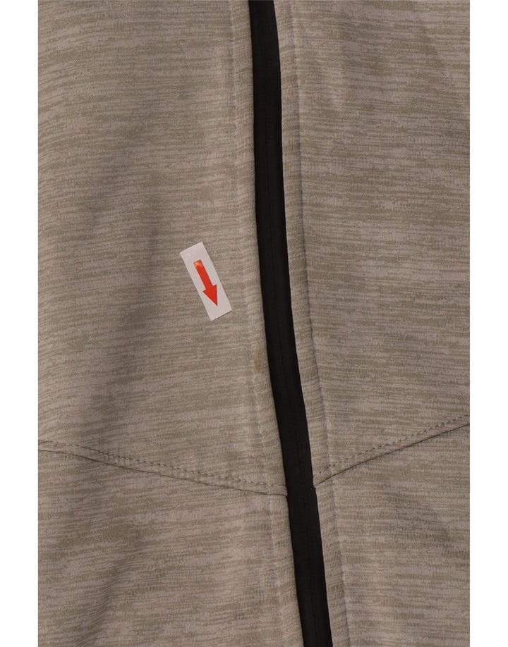 Maglione con cappuccio e zip da donna Superdry UK 12 Poliestere gessato grigio medio