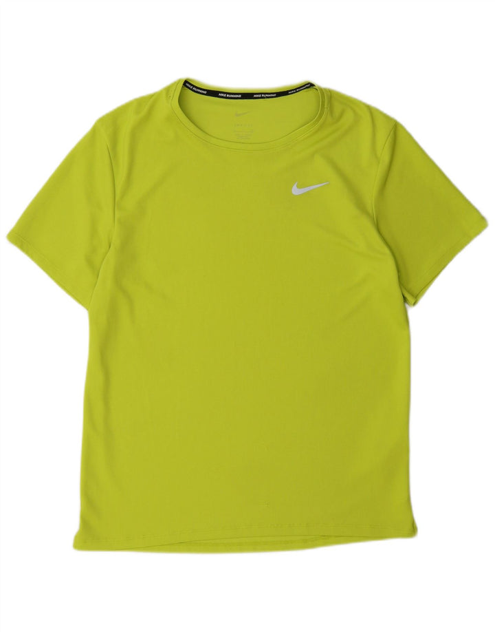 T-shirt Nike Dri Fit da uomo, piccola, in poliestere verde