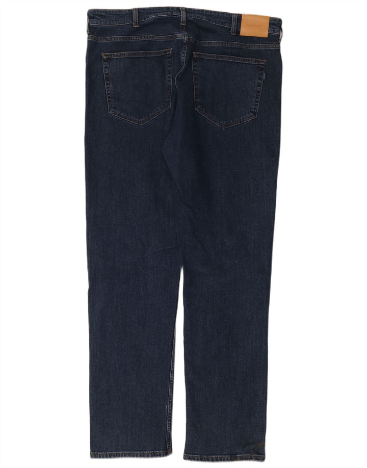 Jeans dritti da uomo GANT W36 L32 cotone blu navy