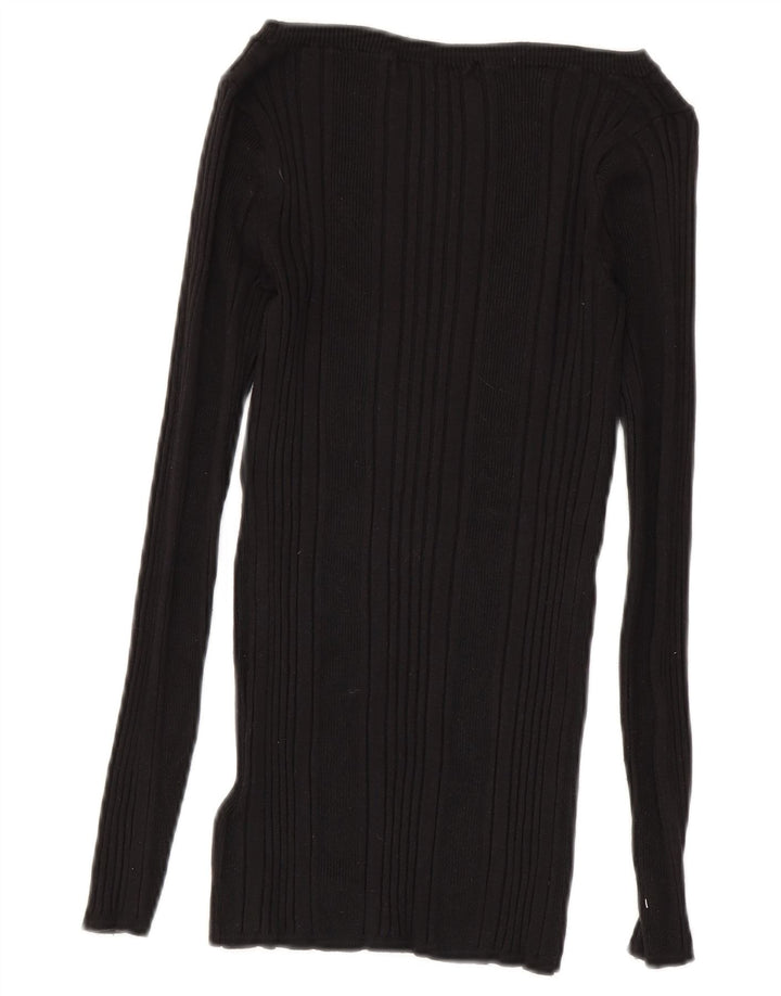 Top da donna con spalle scoperte Marks & Spencer UK 8 piccolo in viscosa nera