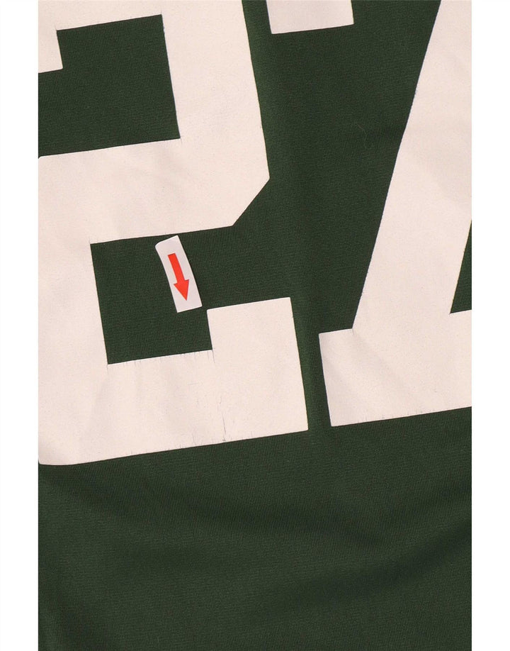 T-shirt grafica Nike da bambino, 7-8 anni, piccola, verde, in poliestere
