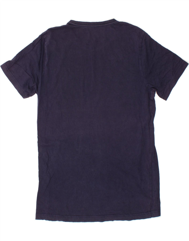 PUMA Mens Graphic T-Shirt Top Large Navy Blue Vintage Puma and Second-Hand Puma from Messina Hembry 
