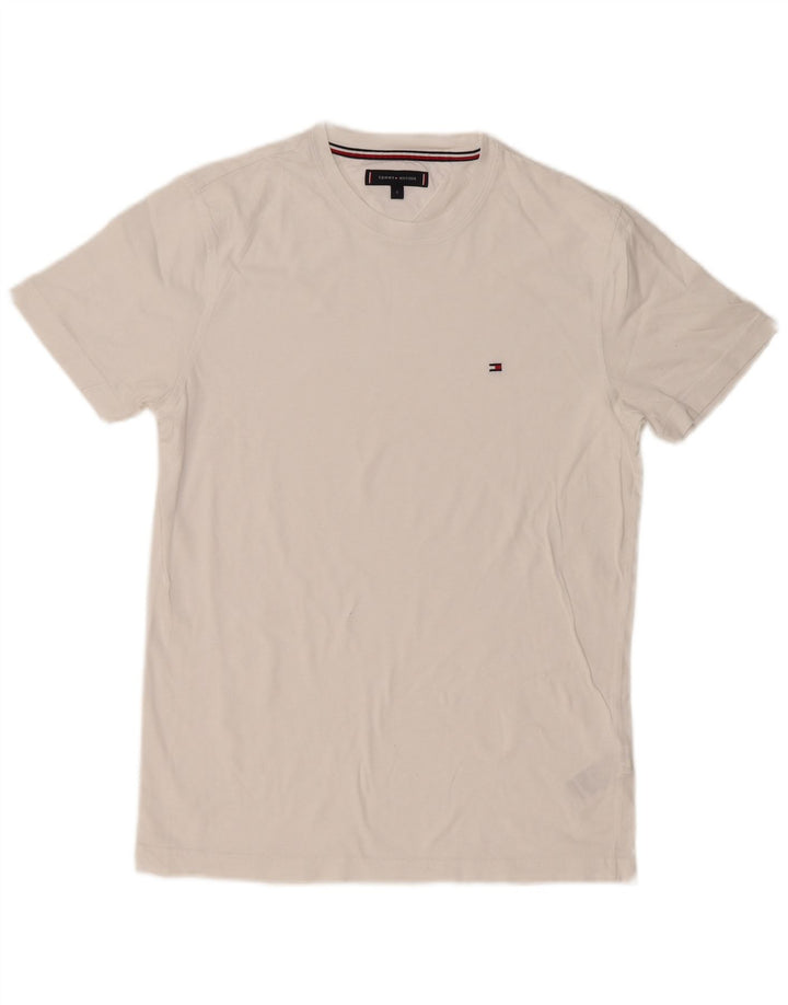 T-shirt da uomo Tommy Hilfiger Top piccola in cotone bianco