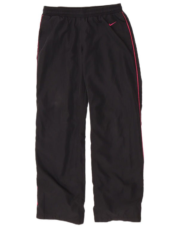 Nike Womens Tracksuit Trousers UK 10 Small  Black Polyester
