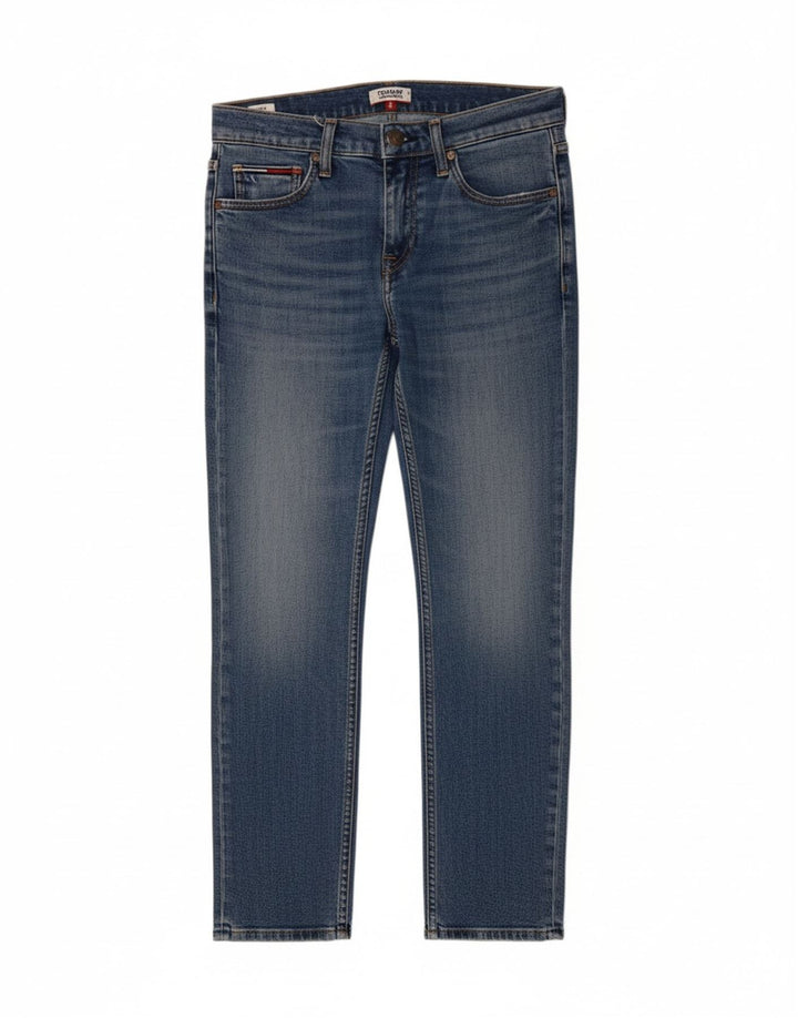 TOMMY HILFIGER Womens Mid Rise Slim Jeans US 7/8 Medium W26 L26 Blue Vintage Tommy Hilfiger and Second-Hand Tommy Hilfiger from Messina Hembry 