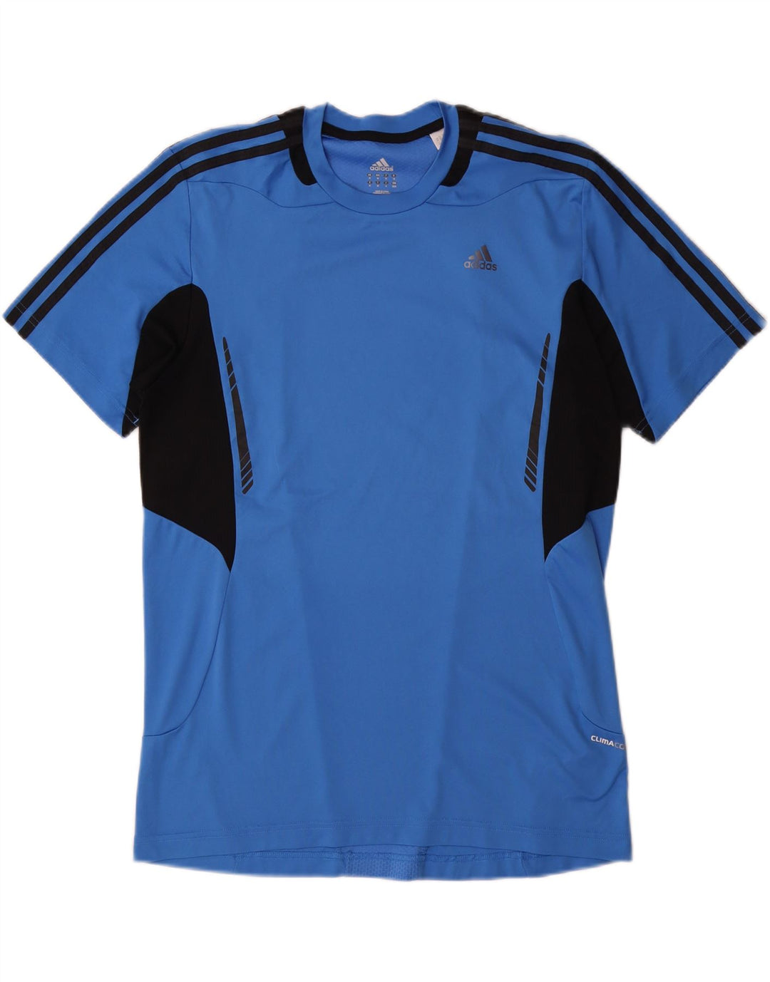 T-shirt ADIDAS da uomo Climacool Top in poliestere color block blu medio