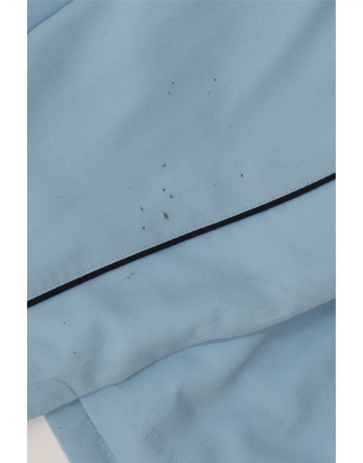 Giacca da tuta da donna Adidas UK 12 poliestere blu medio