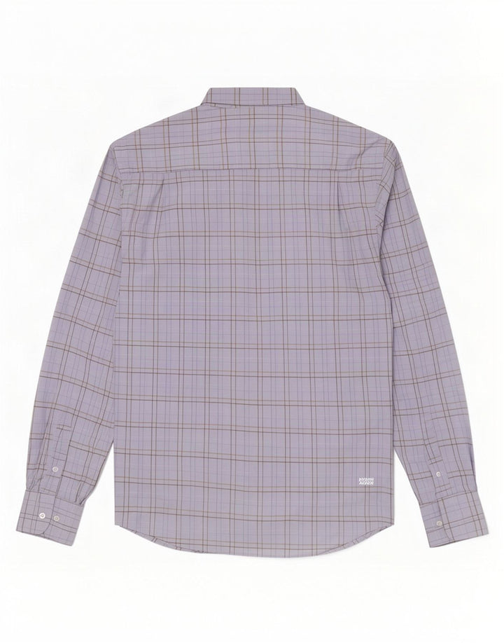 Camicia Uomo Sergio Tacchini In Cotone A Quadri Blu Medio